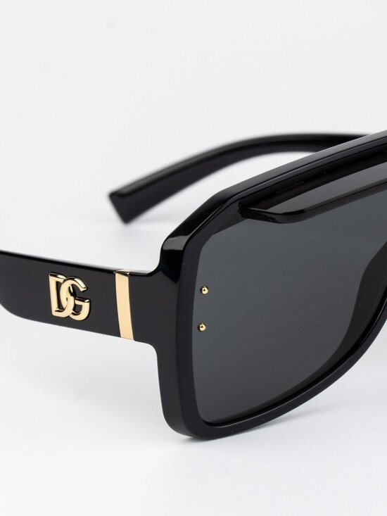 D&G Women Sunglasses Black Grey DG6205 501/87 NEW AUTHENTIC main image 8
